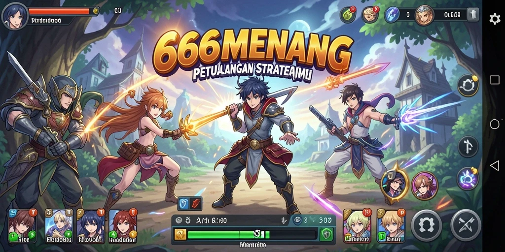 Gameplay seru dan karakter anime menarik di 666MENANG.