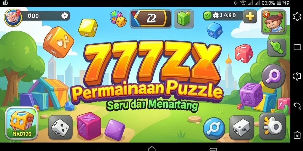Gameplay puzzle 777ZX yang seru dan menantang.