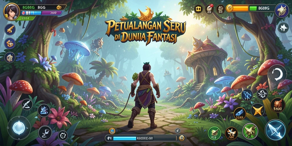Gameplay seru di dunia fantasi 8G8G
