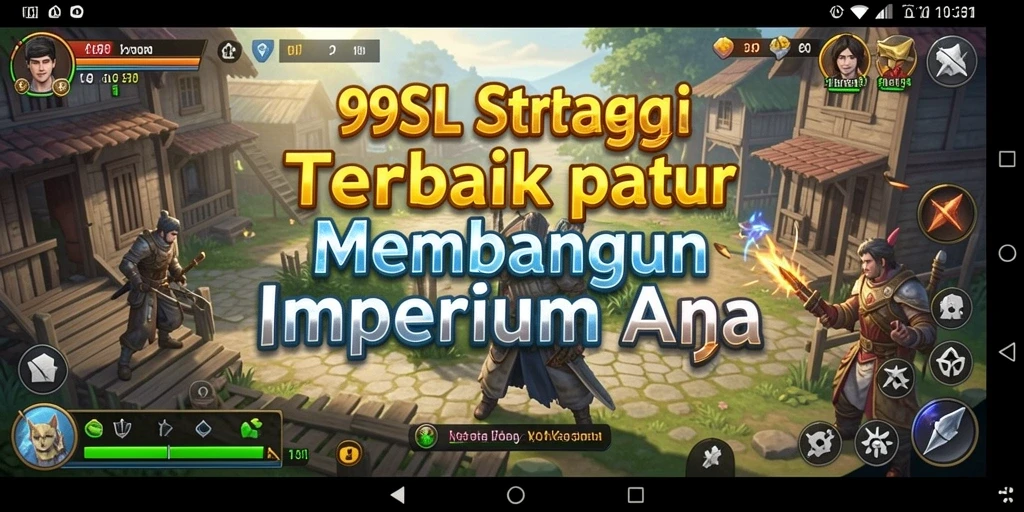 Screenshot gameplay 99SL menunjukkan aksi membangun imperium yang epik.