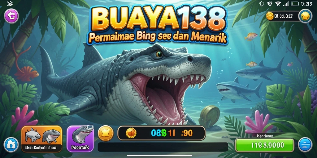 Tampilan gameplay BUAYA138 yang menarik dan interaktif.