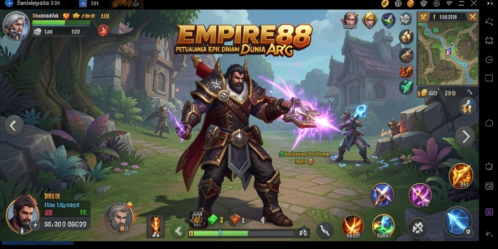 Tampilan menarik dari gameplay seru di EMPIRE88