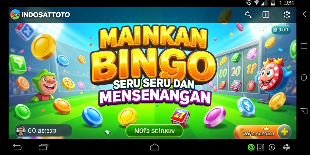 Screenshot gameplay Bingo yang menarik dan seru.