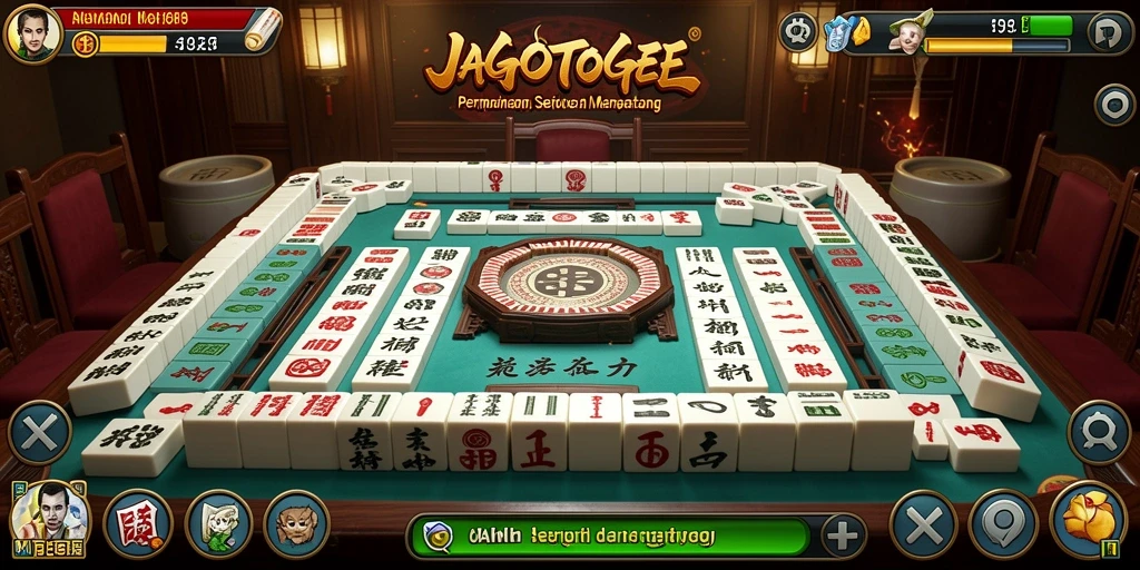 Tampilan menarik dari gameplay Mahjong di JAGOTOGEL.