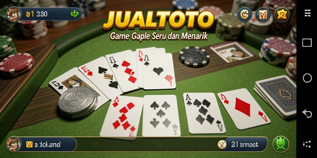 Tampilan gameplay JUALTOTO yang menarik dan interaktif.
