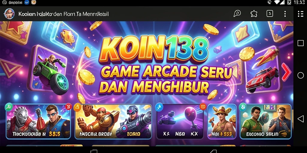 Tampilan gameplay seru dari KOIN138 yang menantang dan mengasyikkan.
