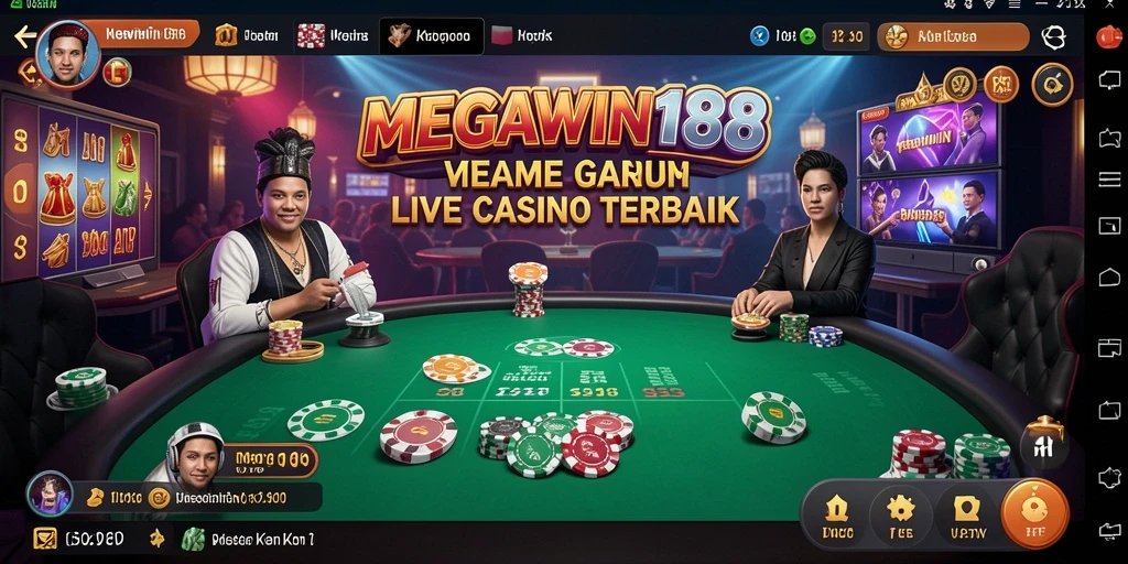 Tampilan gameplay menarik di MEGAWIN188 Live Casino.