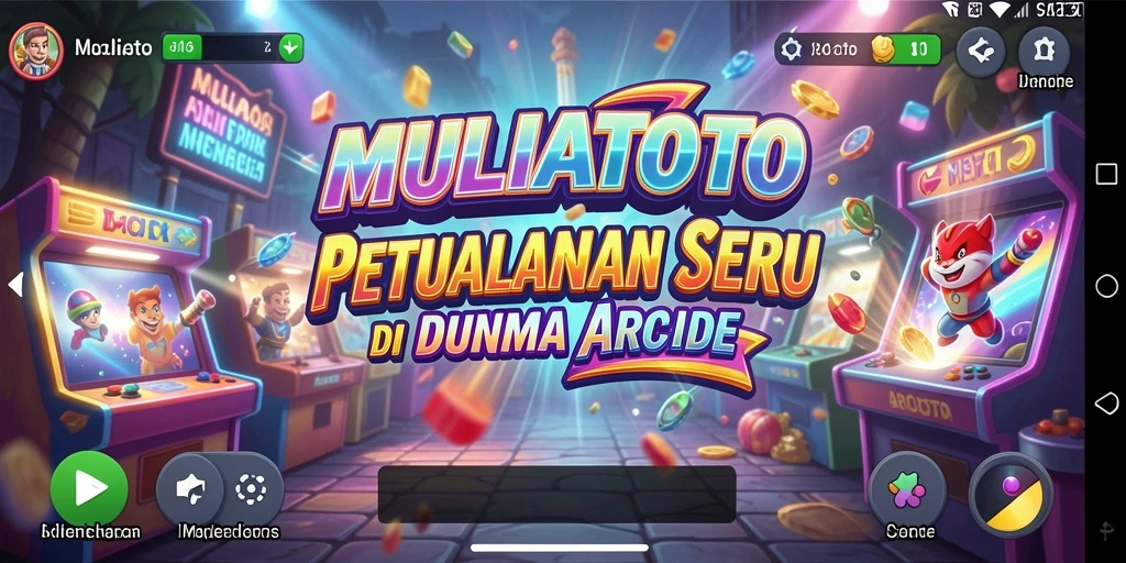 Tangkapan layar menunjukkan gameplay seru di MULIATOTO.
