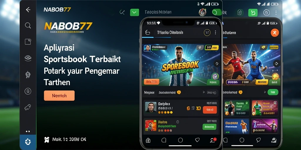 Tampilan utama NABOB77 dengan berbagai pilihan taruhan olahraga.