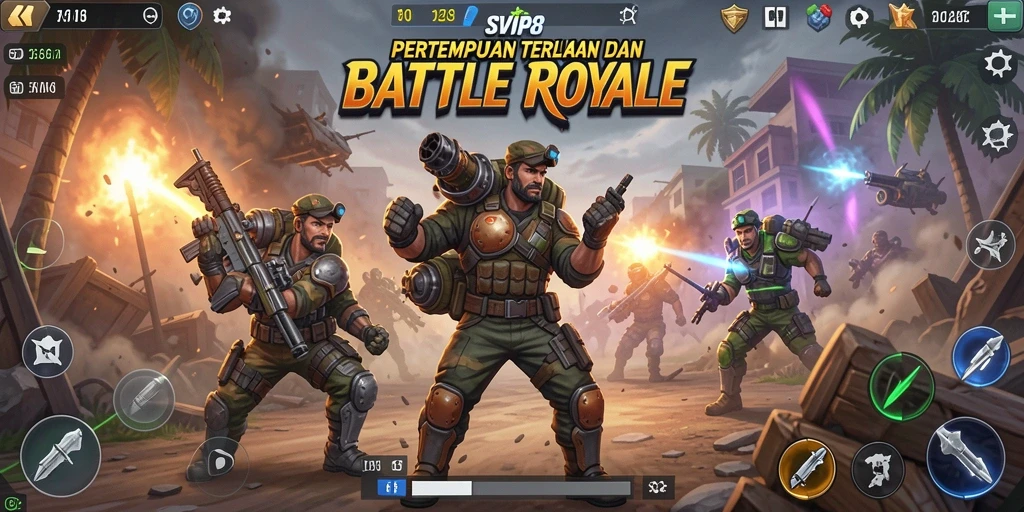 Tampilkan pertempuran seru di arena SVIP8