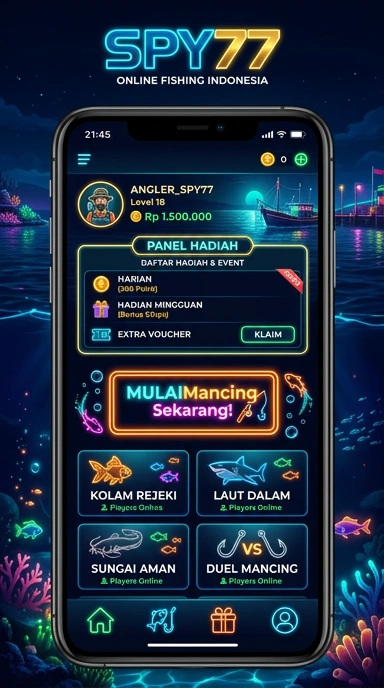 Screenshot dari katalog aplikasi di spy77.